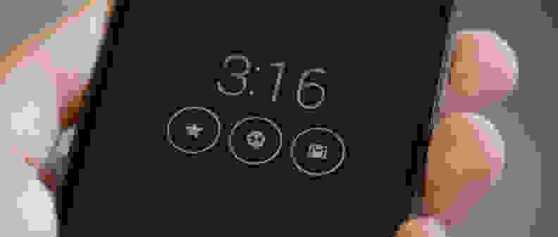 Active notifications on the Motorola Moto X (2014 edition)