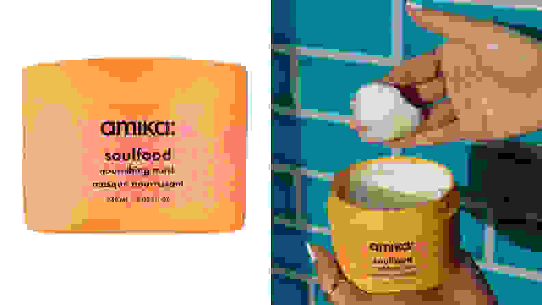 A photo of the Amika Soulfood Nourishing Hair Mask.