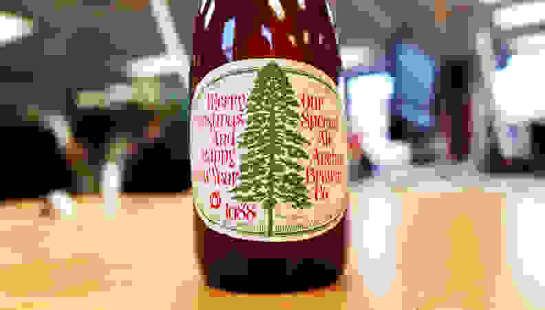 Each vintage of Anchor Christmas Ale features a drawing of a different variety of Christmas tree. The tree of honor in 1988 was the white spruce (picea glauca).