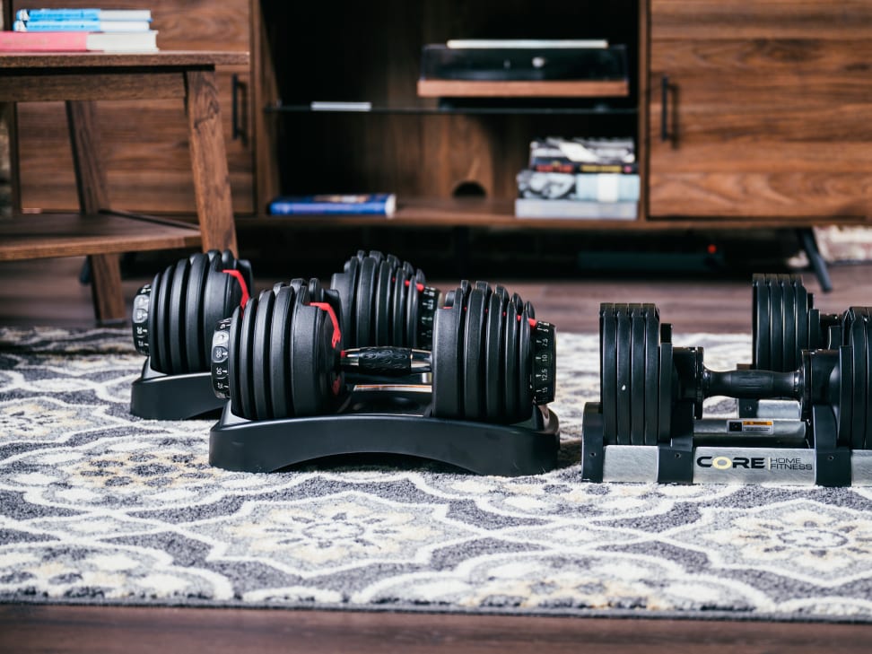 Core fitness adjustable dumbbells in hotsell stock