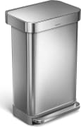 Product image of simplehuman 45L Rectangular Step Can with Liner Pocket