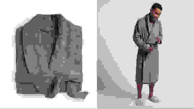 Man wearing Parachute robe