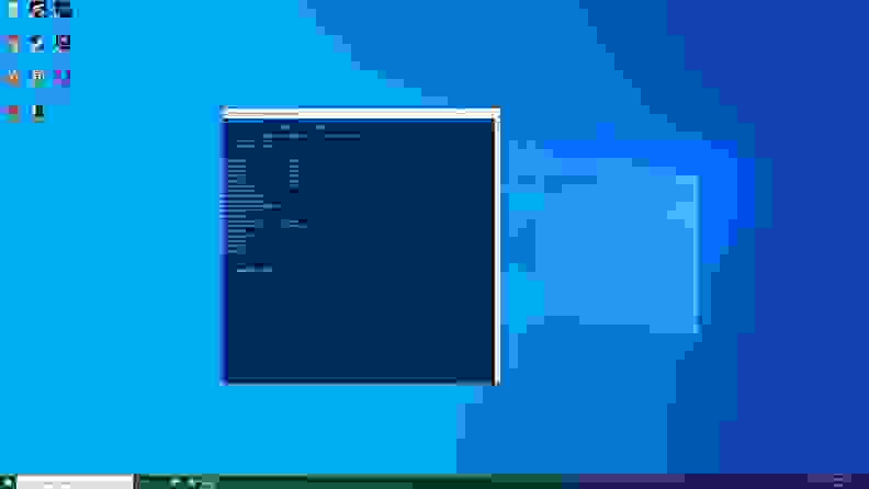 A screenshot of the Windows 10 desktop