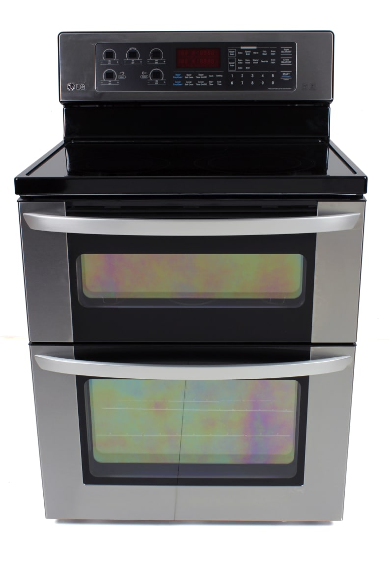The LG LDE3037ST electric range.