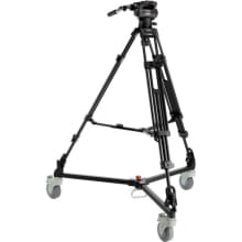 Product image of Magnus REX VT-5000 2-Stage Video Tripod with Fluid Head and Dolly