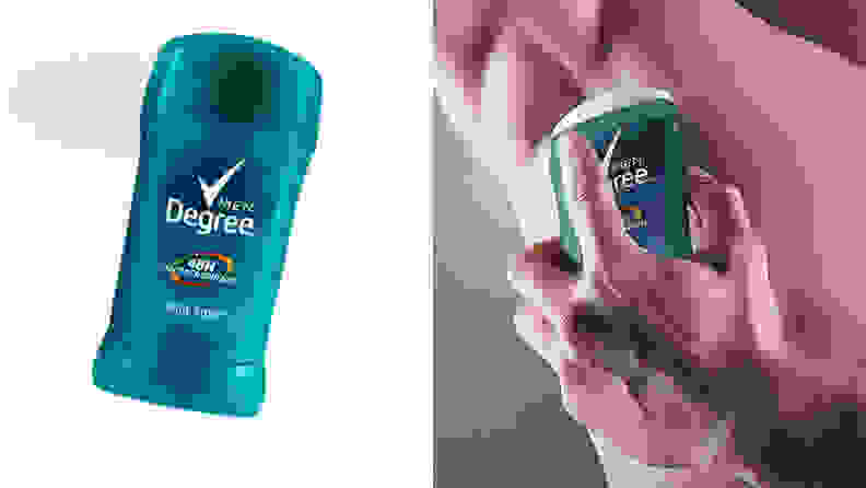 The Degree Men 48-Hour Antiperspirant & Deodorant Stick.