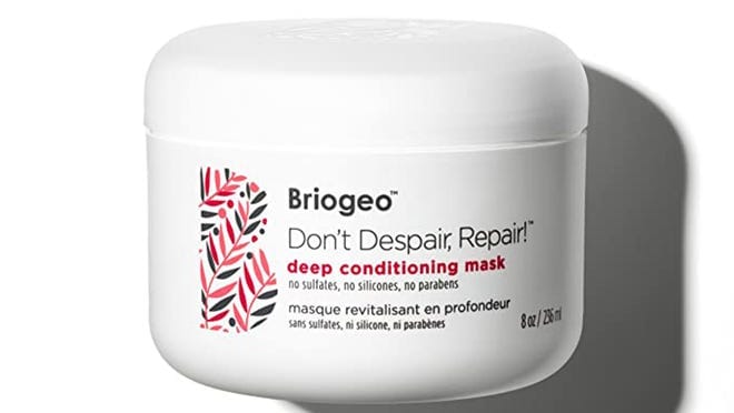 A jar of Briogeo hair mask.