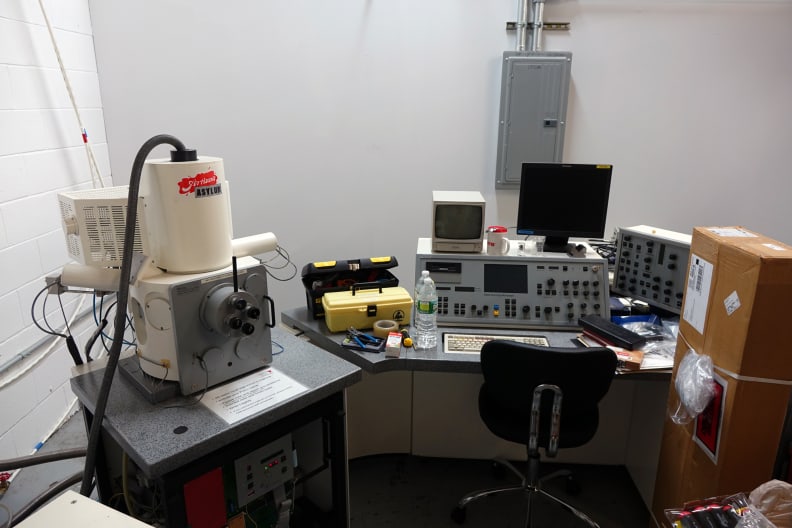 A scanning electron microscope.