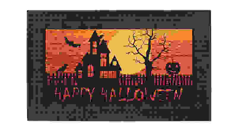 Scary Sunset 18" x 30" Halloween LED Door Mat