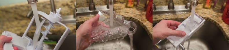 You'll have to clean four or five components, but we're talking about ice cream here—it washes away with hot water.