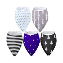 Product image of Janmercy 5 Pack Adult Drool Bandana Bibs