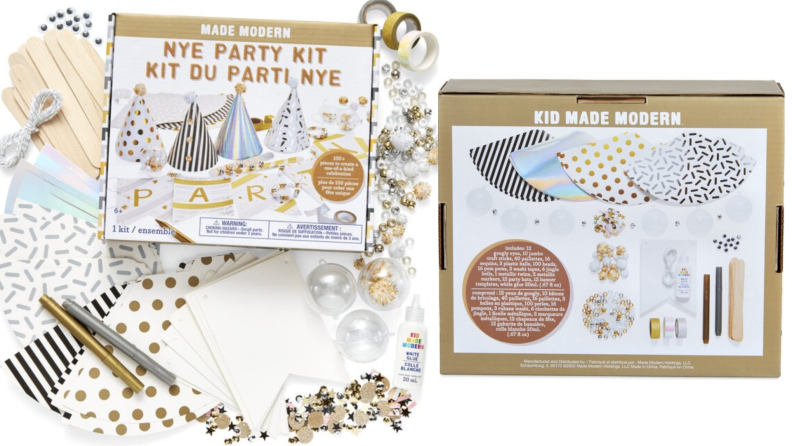 Children's New Year's celebration kit.