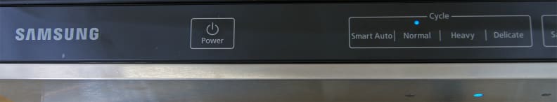 Samsung DW80F600UTS—Left Controls