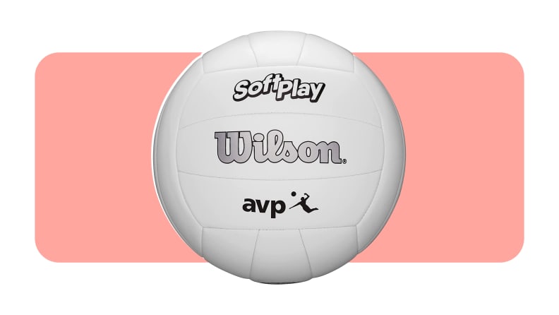 Product shot of the Wilson Softplay Volleyball.