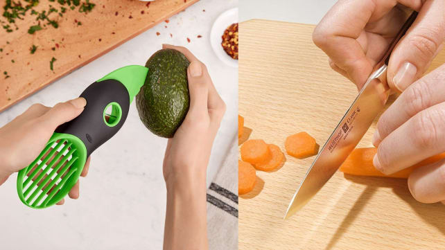 Avocado slicer vs. paring knife