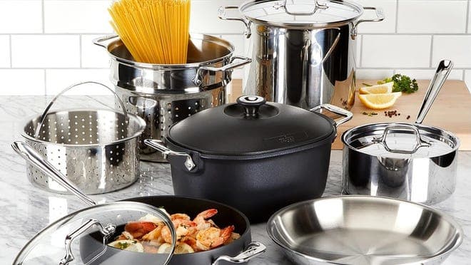 Macy's Massive Kitchen Sale Includes This $500 7-Piece All-Clad Cookware Set  for Just $210