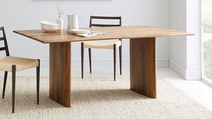 West Elm Anton Solid Wood Dining Table
