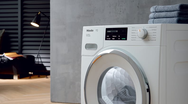 A Miele compact ventless dryer