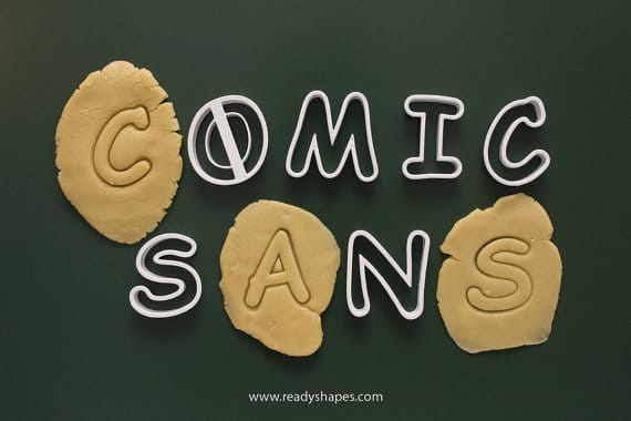 Comic Sans Cookie Cutter