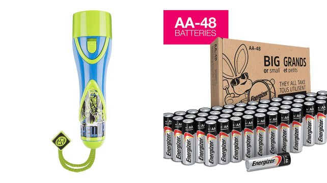 Flashlight and batteries