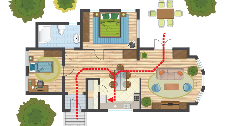 Measure the entire path the new range will take from your front door to your kitchen