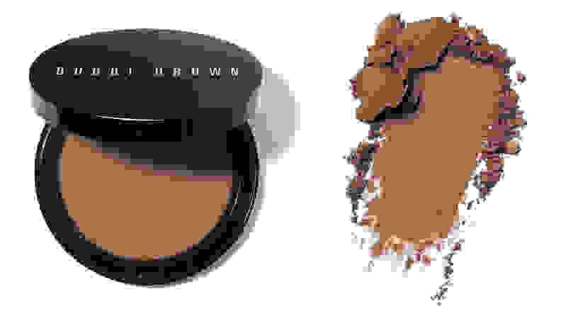 The Bobbi Brown Cosmetics Bronzing Powder in Deep.