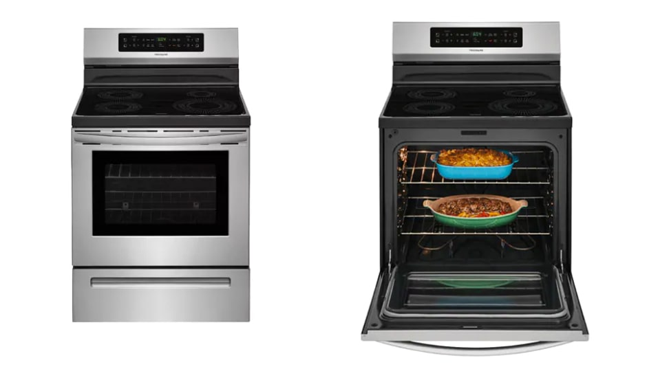 Frigidaire FFIF3054TD front open and closed