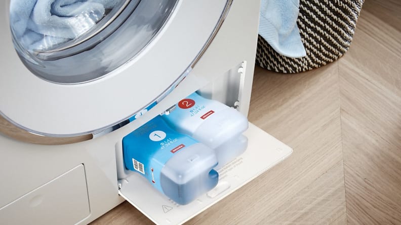 A Miele compact washer