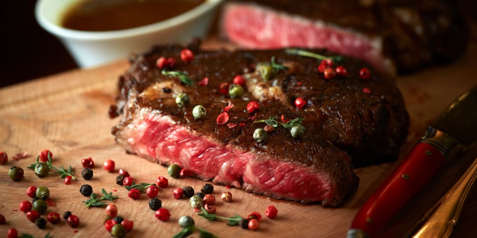 A USDA Prime beef steak