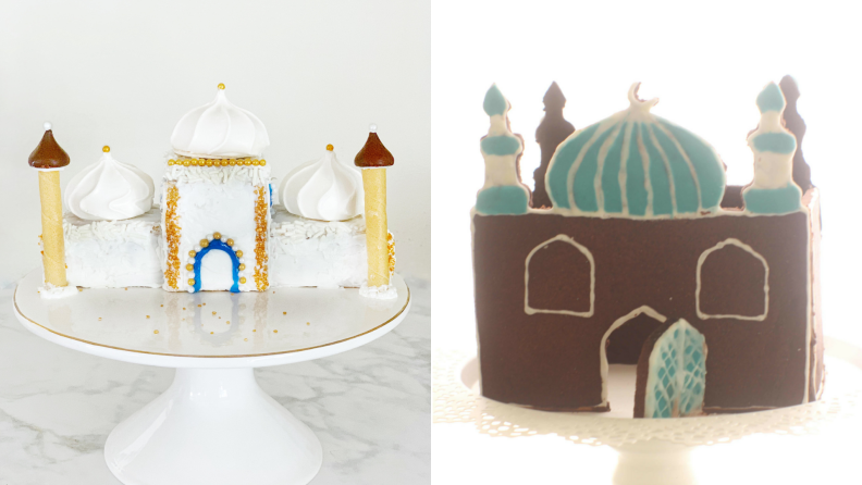 姜饼清真寺的两个例子。