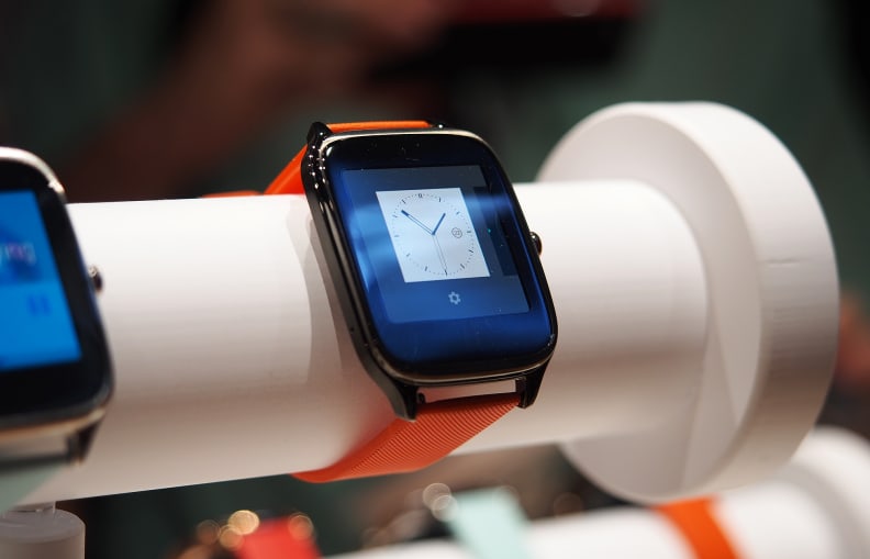 The Asus ZenWatch 2 runs Android Wear, with a few ZenUI tweaks.