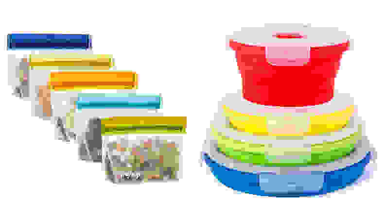 Compact food storage containers