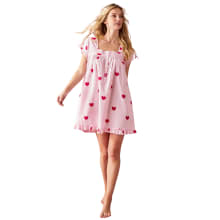 Product image of Printfresh Queen of Hearts pintuck nightgown 