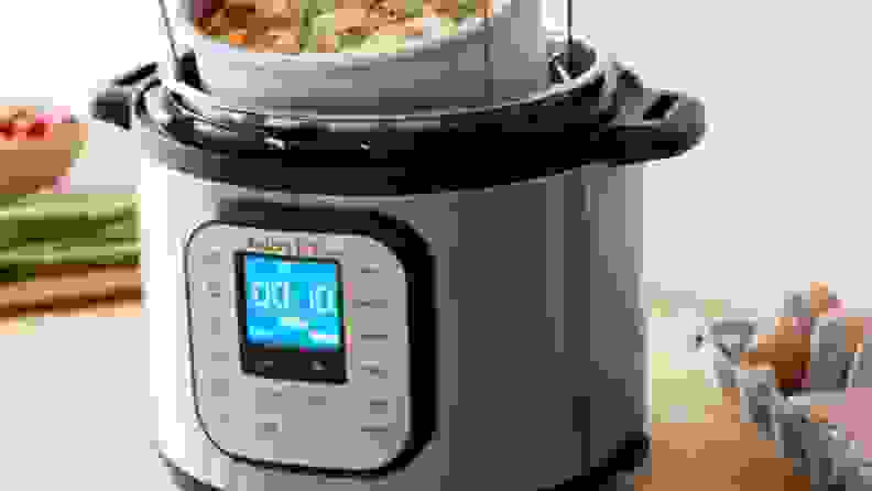 The Instant Pot is essential for big batch meals.