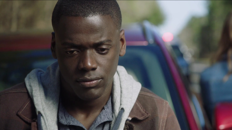 Daniel Kaluuya stars in Jordan Peele's breakout debut Get Out (2017).