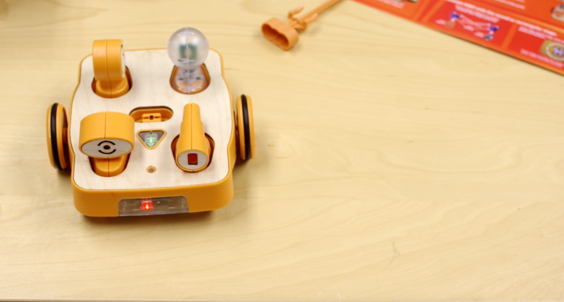KIBO is a robot that teaches kids to code.
