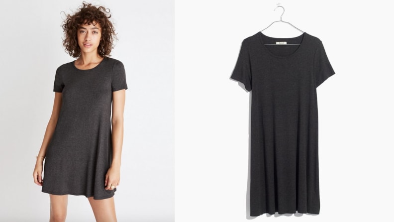 madewell swingy tee dress