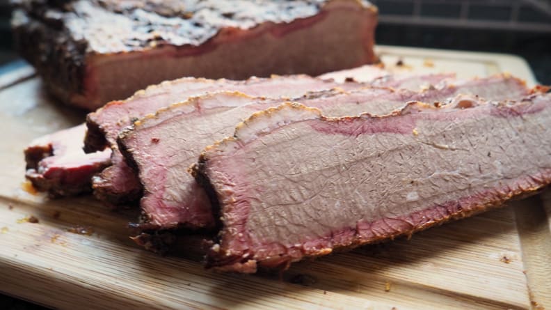 Brisket smoke ring