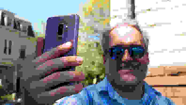 Samsung Galaxy S9+ Selfie