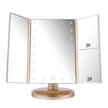 Product image of Deweisn Tri-Fold Lighted Vanity Makeup Mirror