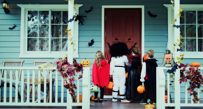 Trick-or-treat early to maximize daylight—and keep kids safer.