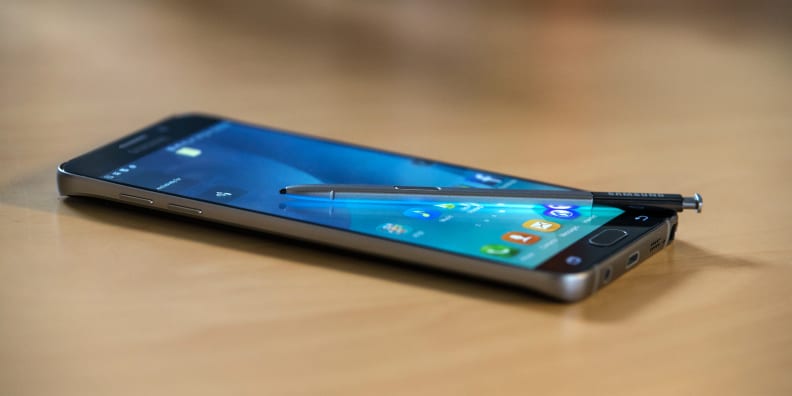 The Samsung Galaxy Note 5 has a new, spring-loaded S Pen that feels as good as ever. Just don't insert it into the stylus slot backwards, which can break the spring.