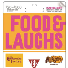 Product image of Happy Food and Laughs Gift Card