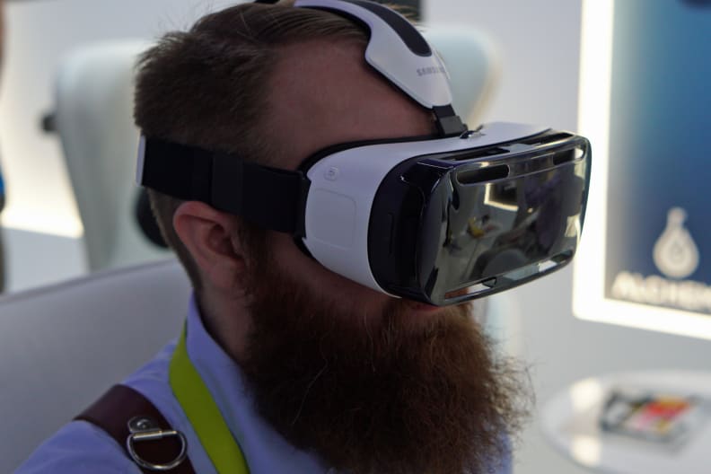 The Gear VR is surprisingly comfortable and has a nice, tight fit.