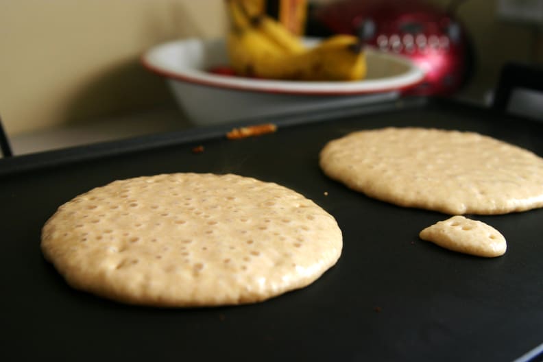 Pancakes Cooking