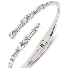 Product image of Givenchy Mixed-Cut Crystal Bypass Bangle Bracelet