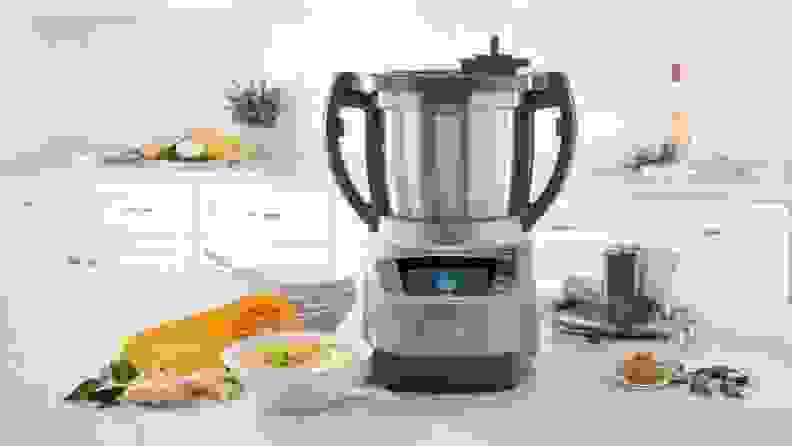 With the Complete Chef, you can prepare soup and cook it, too!