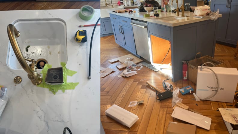 Installation of the Waterdrop system
