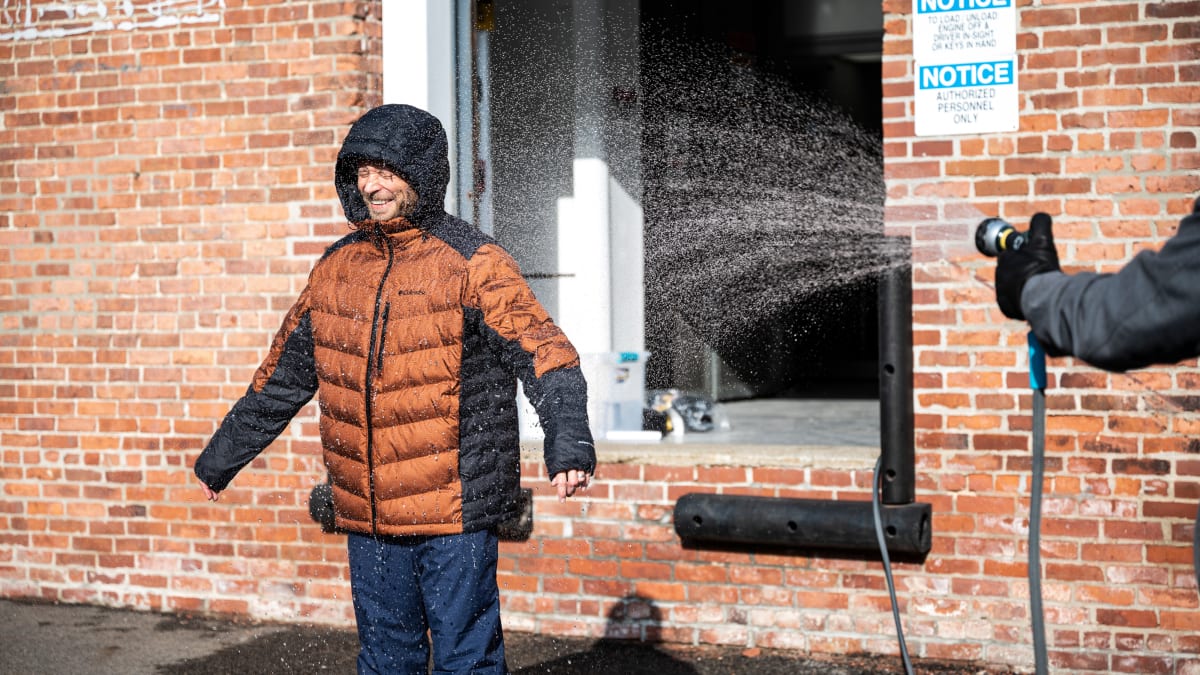 Heated Thermal Underwear Men Self-heating Jacket Ski Jacket