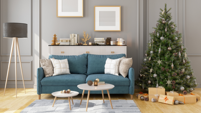 Before you start packing up your holiday décor, take a few photos of your decorated rooms that you can use as a quick reference for next year.